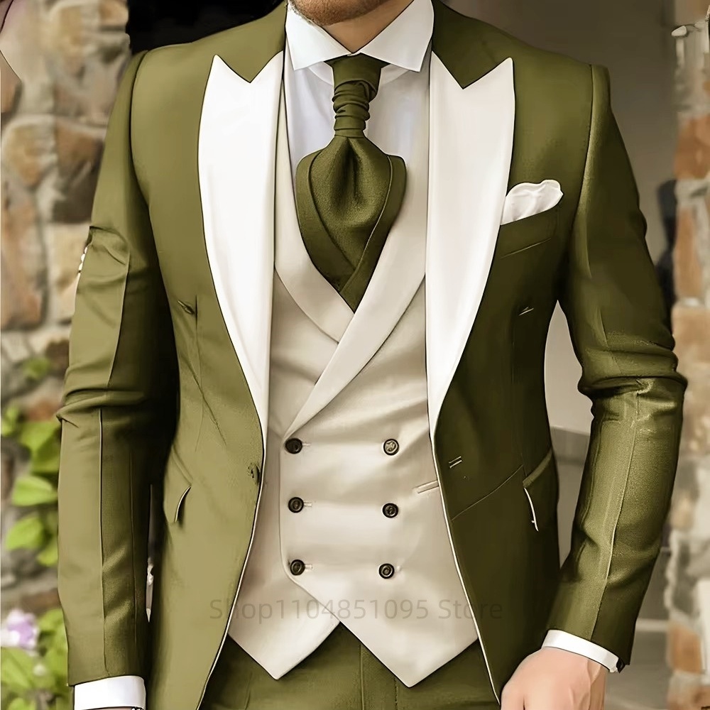 Men'S Formal Dinner Wear - Men's Suits Elegant Pointed Collar Jacket