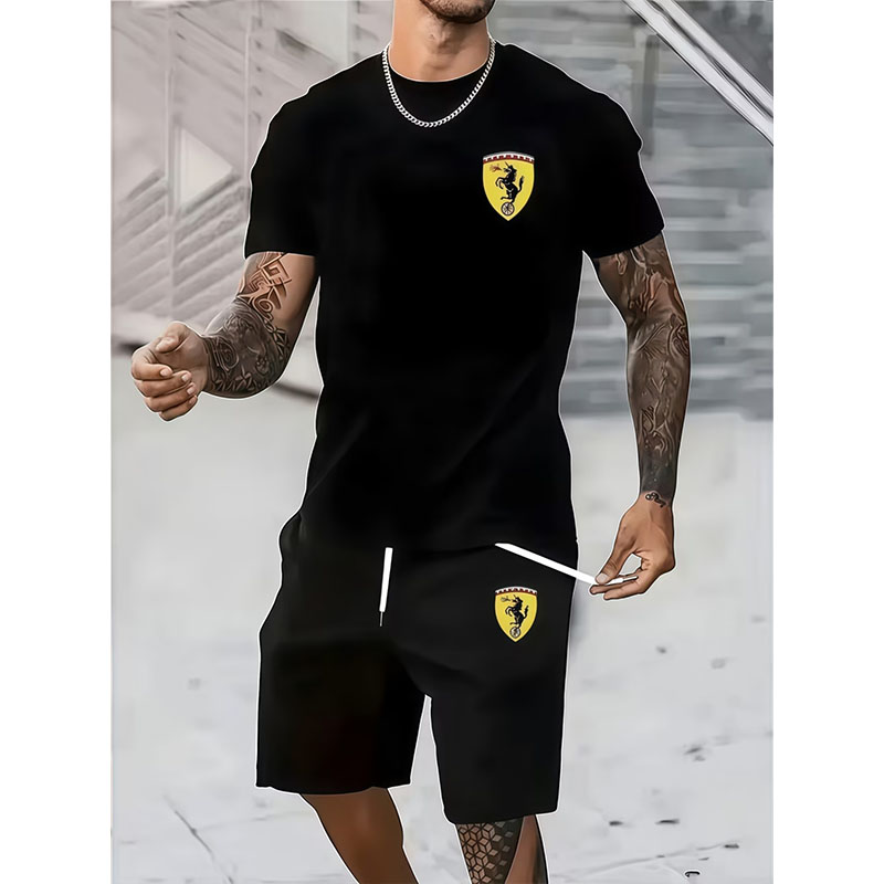 Men'S Formal Beach Wear - Summer men's short sleeved shorts comfortable