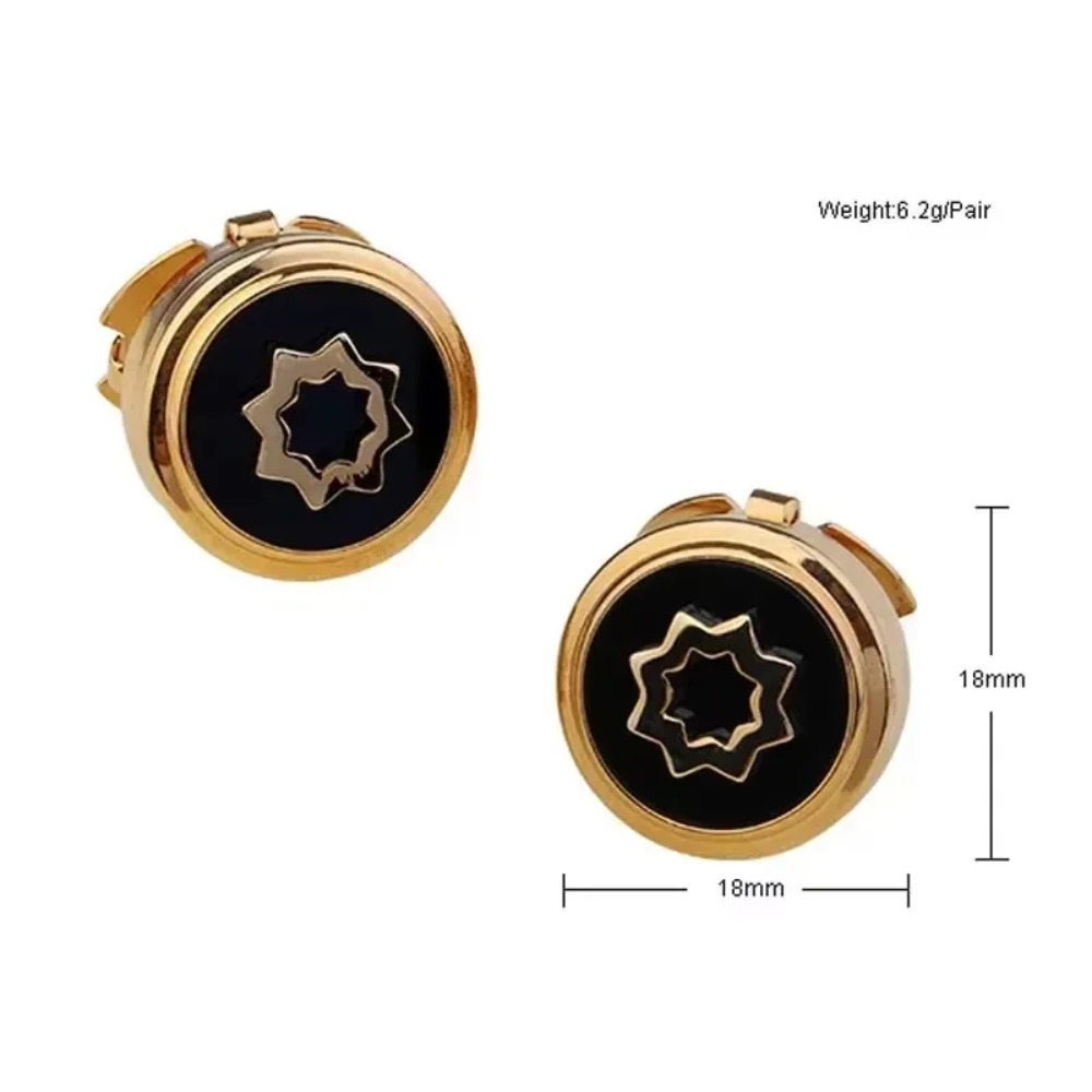 Round Cufflinks High-end Simpl - High End Men'S Formal Wear ulasan dan harga