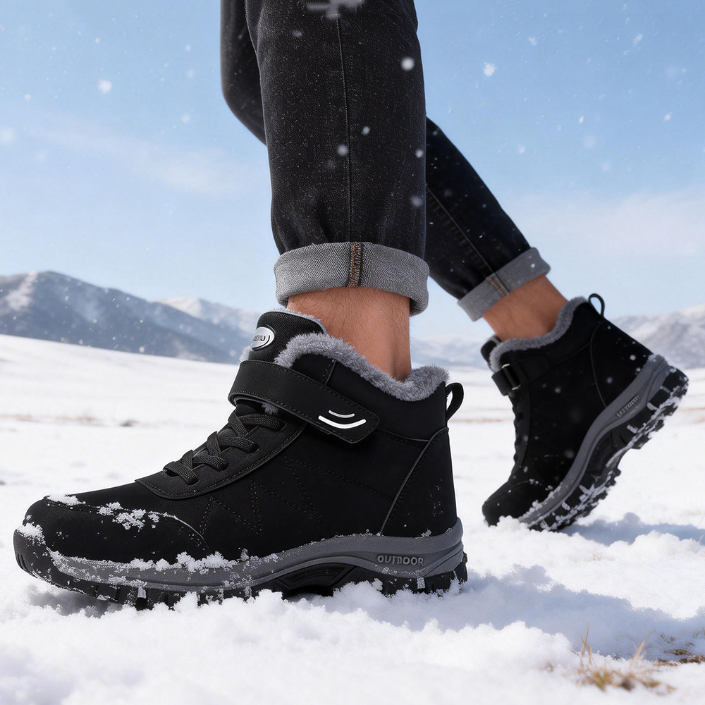 Winter Warm Men Boots With Fur - Men'S Ethnic & Formal Designer Wear Studio S ulasan dan harga