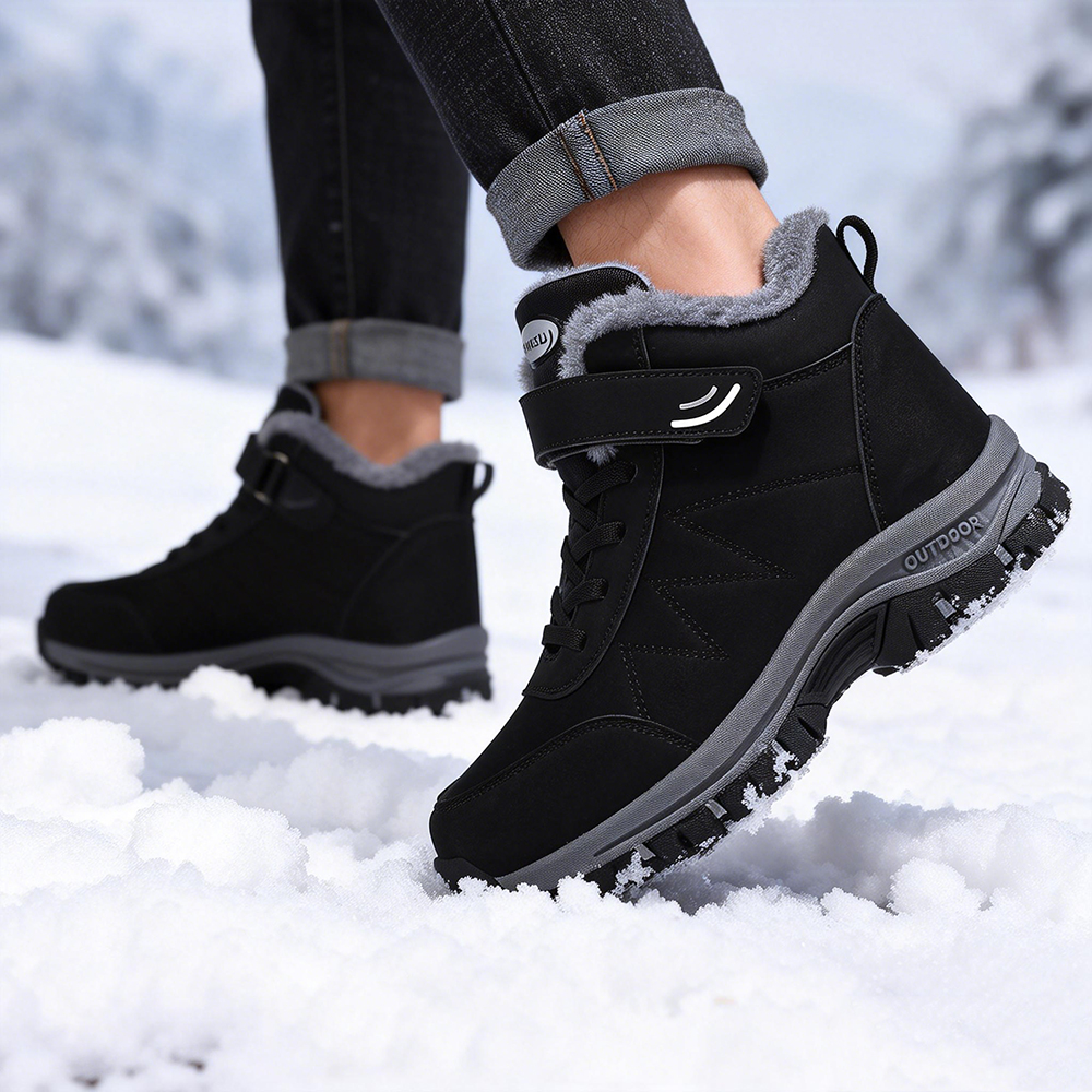 Winter Warm Men Boots With Fur - Men'S Ethnic & Formal Designer Wear Studio S ulasan dan harga