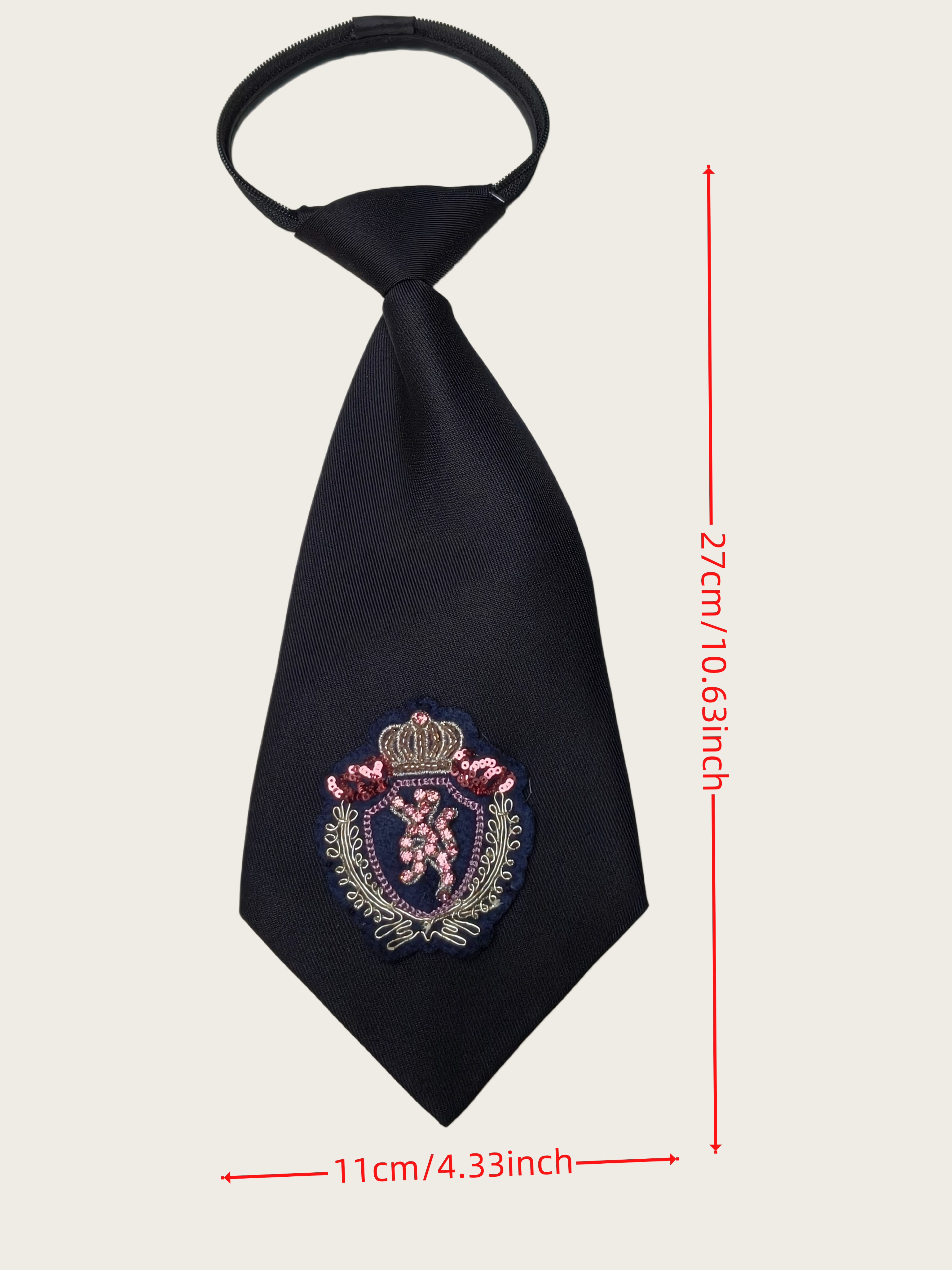 High-End Crown Badge Black Tie - High End Men'S Formal Wear ulasan dan harga