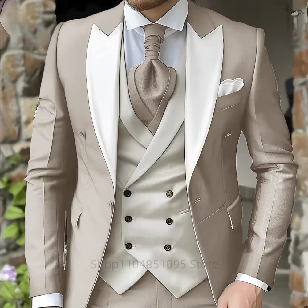 Men's Suits Elegant Pointed Co - Men'S Formal Dinner Wear ulasan dan harga