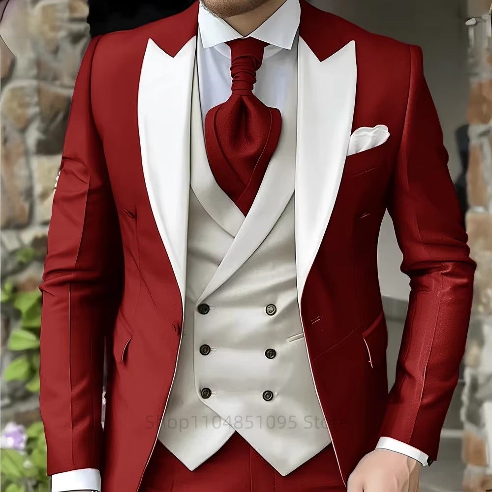 Men's Suits Elegant Pointed Co - Men'S Formal Dinner Wear ulasan dan harga
