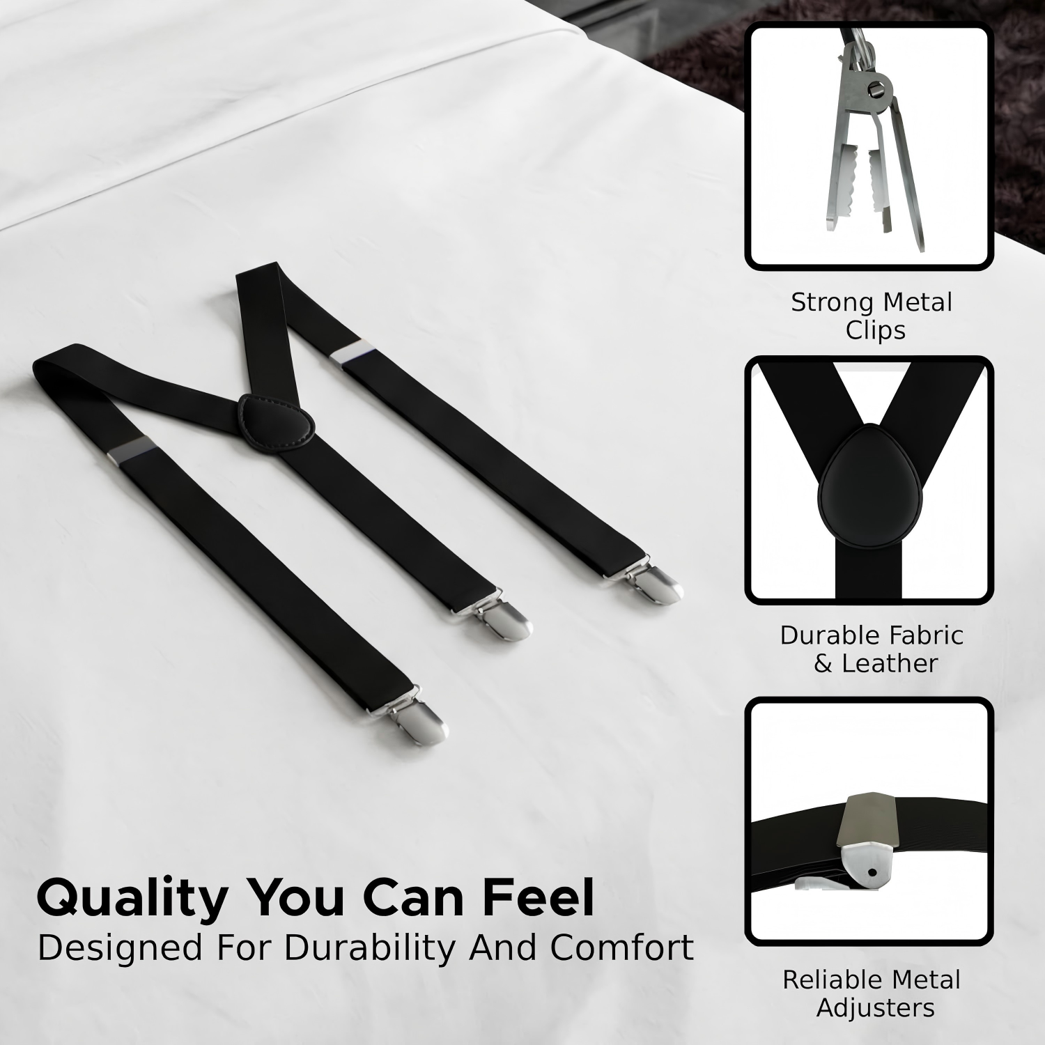 These Y-back suspenders are a  - Suspender Clip Formal ulasan dan harga