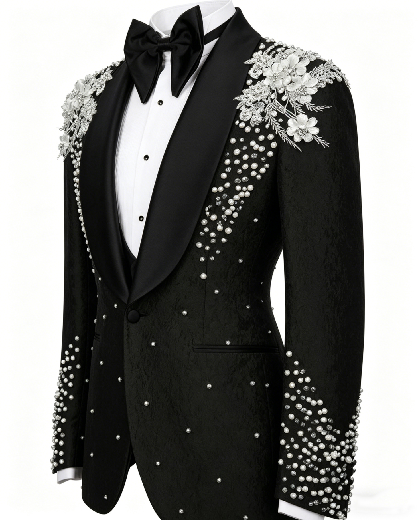 Sparkly Crystals Suit For Men  - Men'S Formal Dinner Wear ulasan dan harga