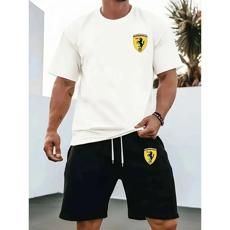 Summer men's short sleeved sho - Men'S Formal Beach Wear ulasan dan harga