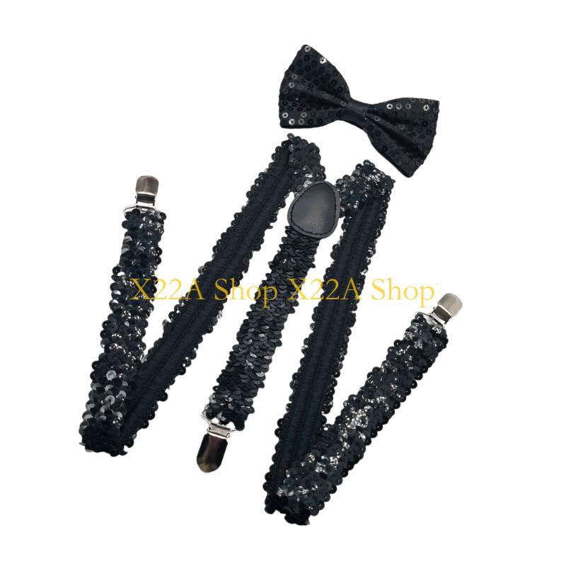 Unique Shining Suspenders Bowt - Suspender Clip Formal ulasan dan harga
