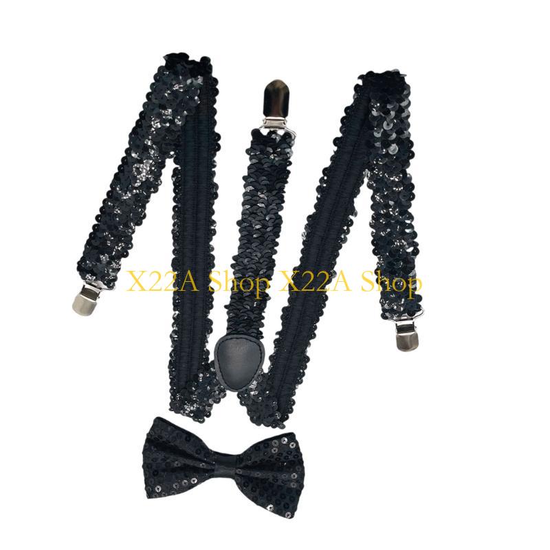 Unique Shining Suspenders Bowt - Suspender Clip Formal ulasan dan harga