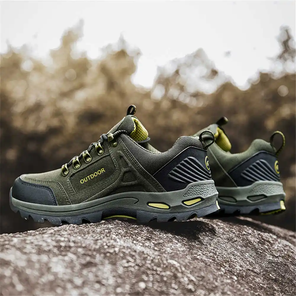 Non-slip Lace Up Hiking Tennis - Khaki Formal Wear Men ulasan dan harga