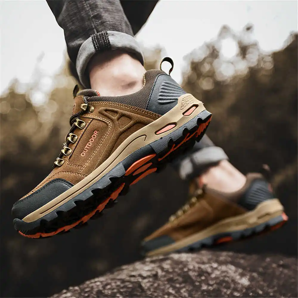 Non-slip Lace Up Hiking Tennis - Khaki Formal Wear Men ulasan dan harga