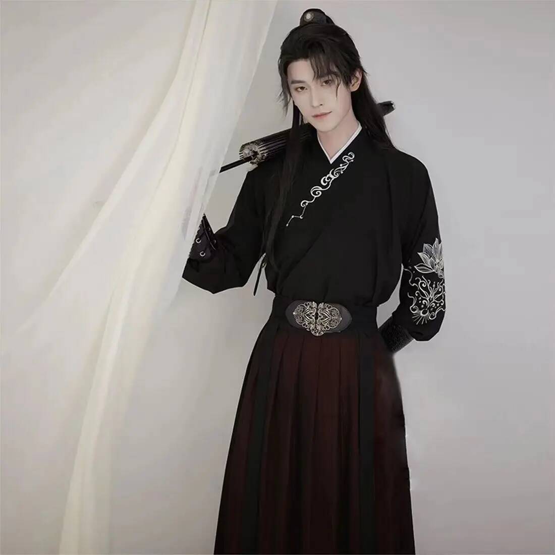 Ancient knight hanfu men women - Men'S Ethnic & Formal Designer Wear Studio S ulasan dan harga