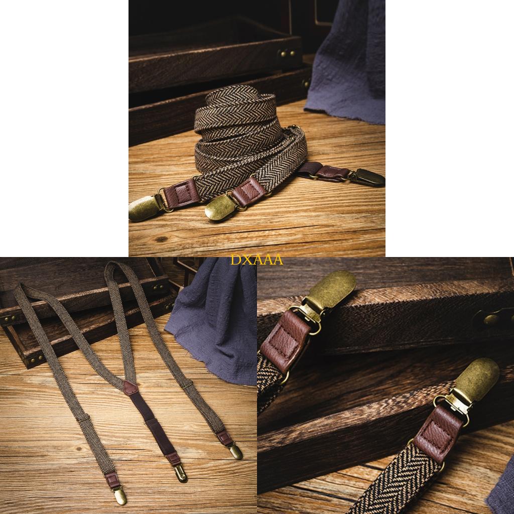 DXAA Men Elastic Suspenders 3  - Suspender Clip Formal ulasan dan harga