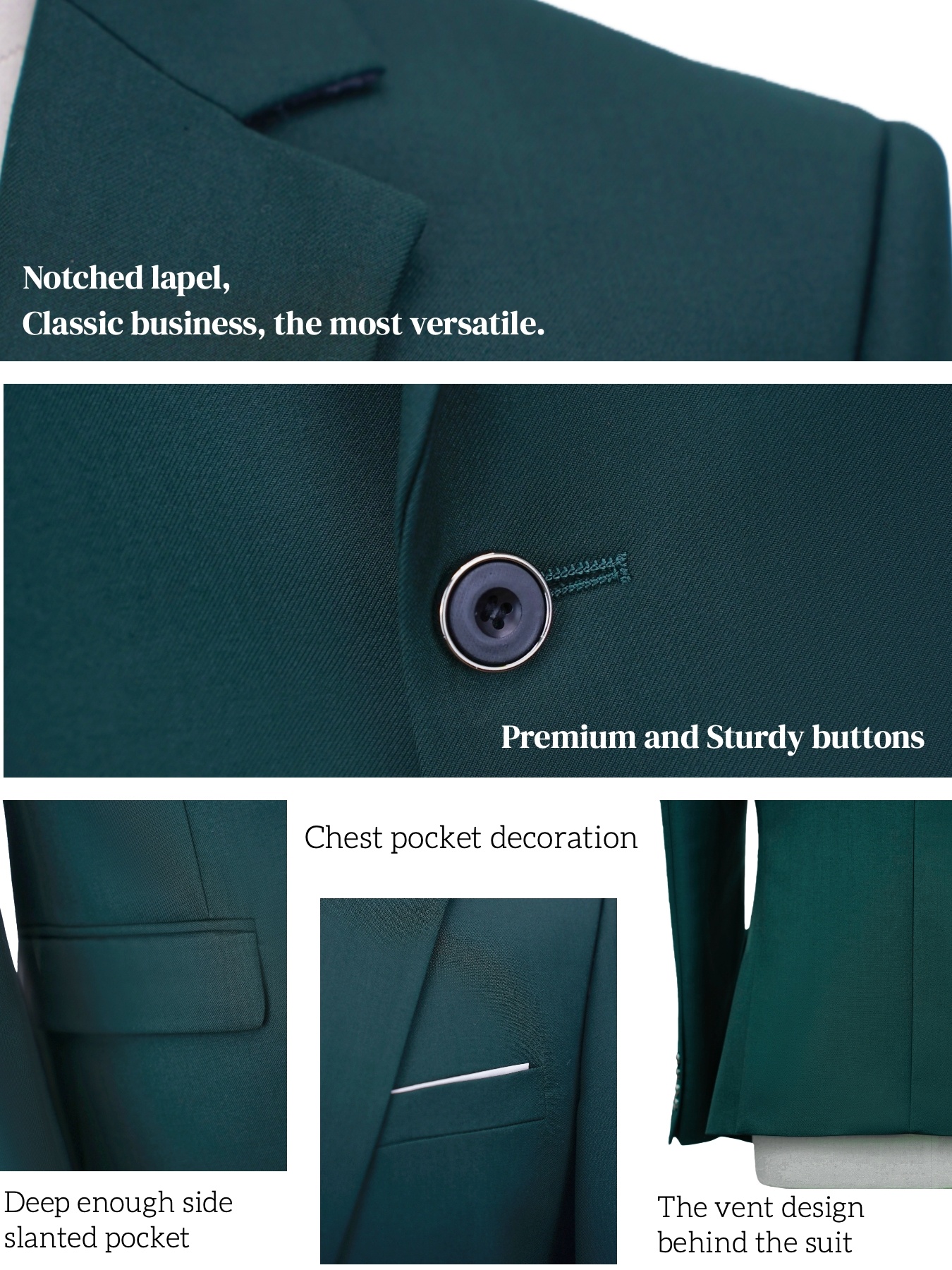 2pcs Men's All-Season Suit Set - Men'S Formal Dinner Wear ulasan dan harga
