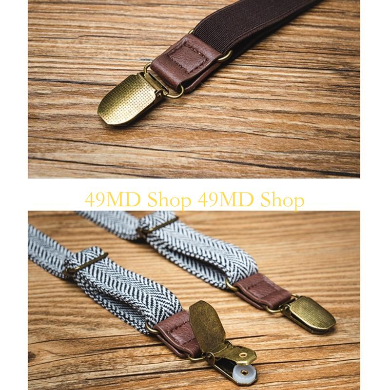 49MD Men's Suspenders Strap wi - Suspender Clip Formal ulasan dan harga