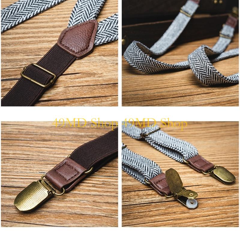 49MD Men's Suspenders Strap wi - Suspender Clip Formal ulasan dan harga