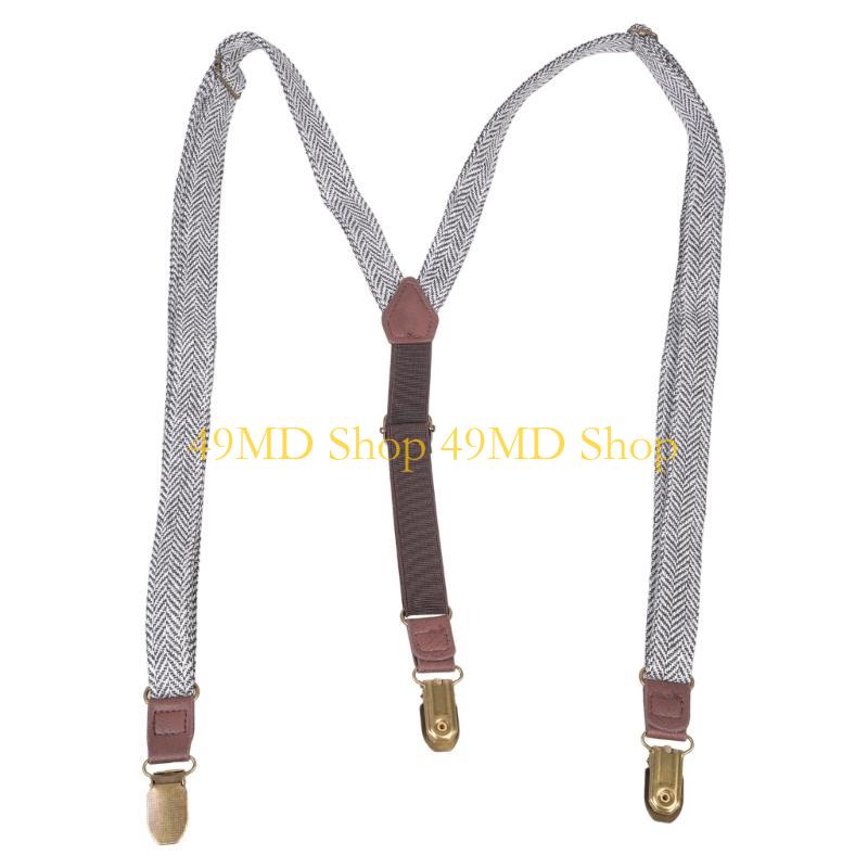 49MD Men's Suspenders Strap wi - Suspender Clip Formal ulasan dan harga