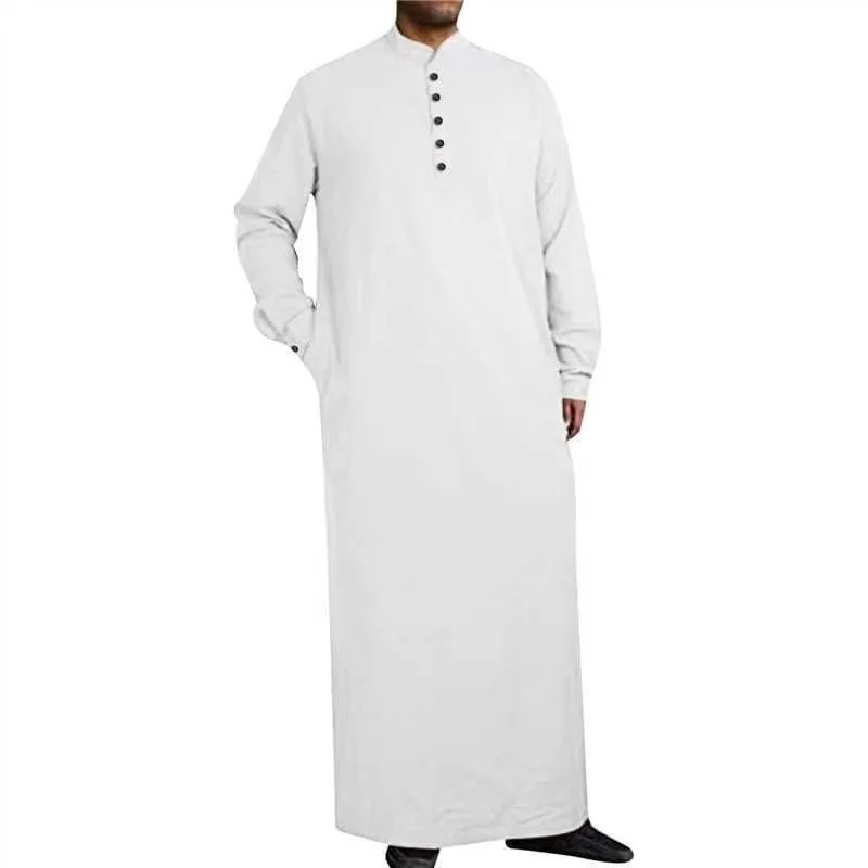 Arabic Thobe for Men Long Stan - Arabic Formal Wear Men ulasan dan harga