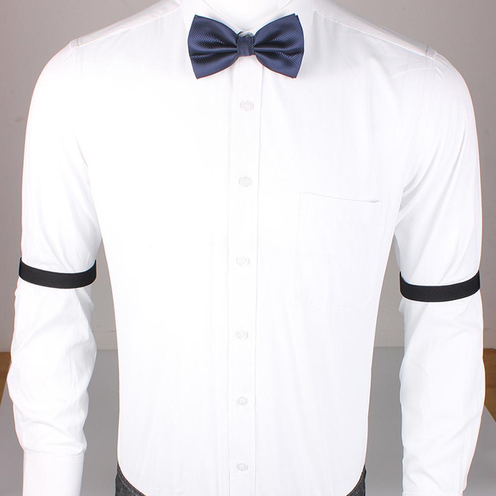 Elastic Shirt Armbands Garter  - Suspender Clip Formal ulasan dan harga