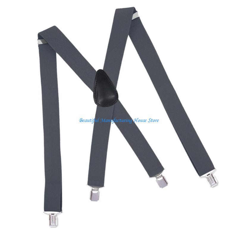E56A Mens Dress Suspenders Adj - Suspender Clip Formal ulasan dan harga