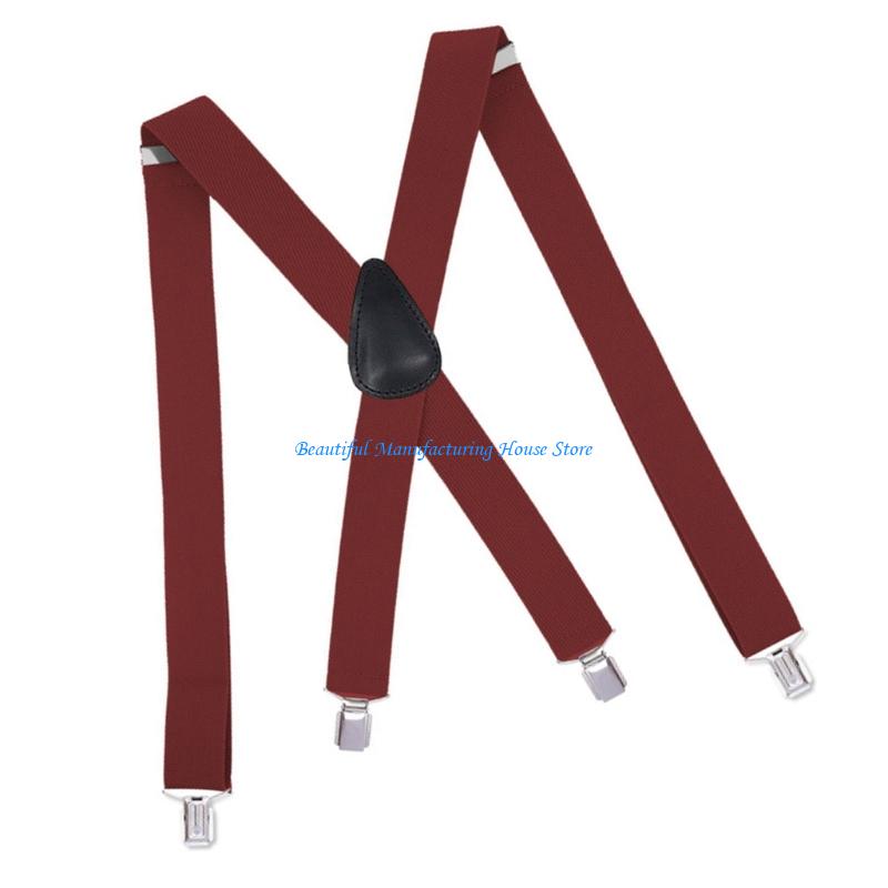 E56A Mens Dress Suspenders Adj - Suspender Clip Formal ulasan dan harga