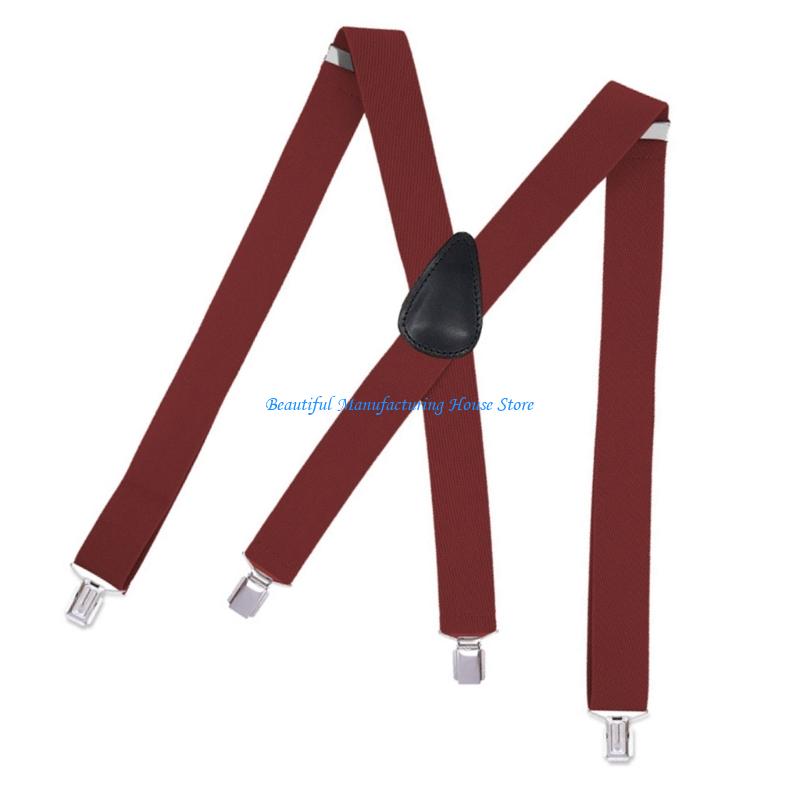 E56A Mens Dress Suspenders Adj - Suspender Clip Formal ulasan dan harga