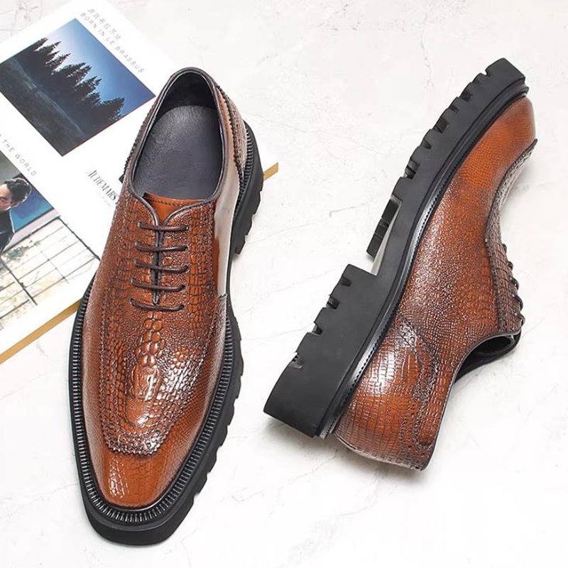High-end Crocodile-pattern Lea - High End Men'S Formal Wear ulasan dan harga
