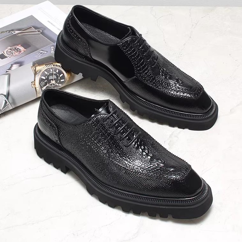 High-end Crocodile-pattern Lea - High End Men'S Formal Wear ulasan dan harga