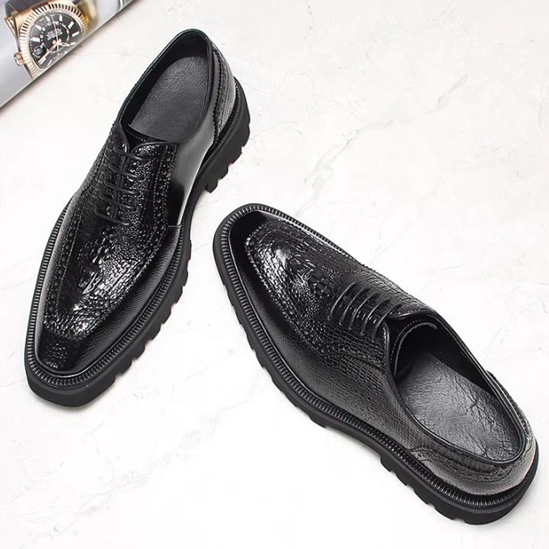 High-end Crocodile-pattern Lea - High End Men'S Formal Wear ulasan dan harga