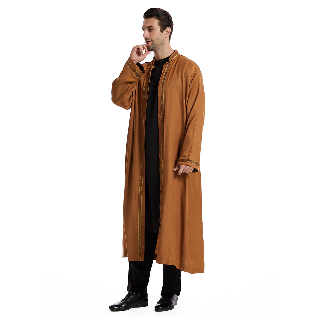 Thobe for Men Abaya Islamic Cl - Arabic Formal Wear Men ulasan dan harga