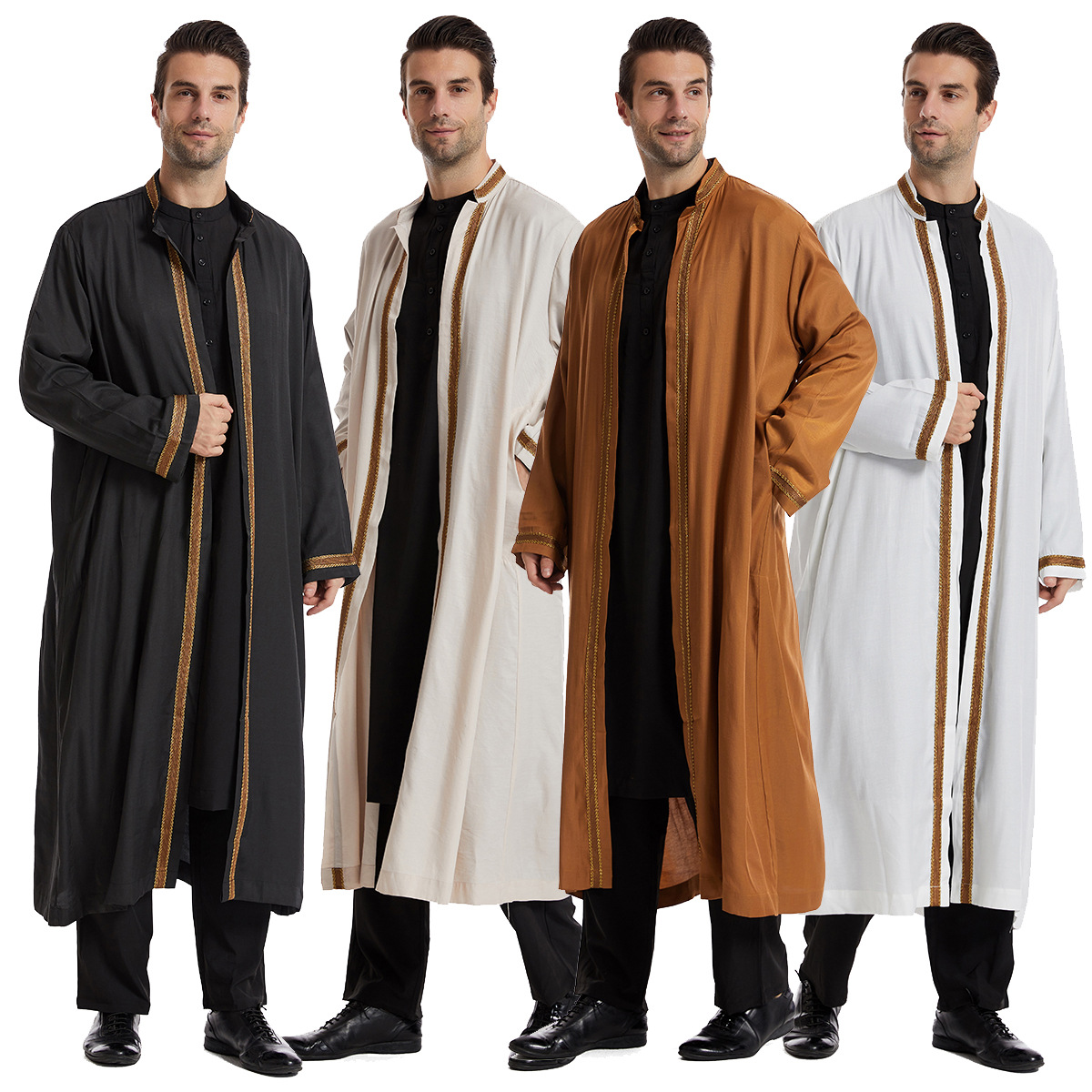 Thobe for Men Abaya Islamic Cl - Arabic Formal Wear Men ulasan dan harga