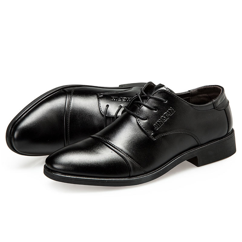 Large-sized men's leather shoe - Large Men Formal Wear ulasan dan harga