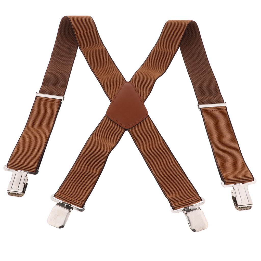 Adjustable Y-back Suspenders f - Suspender Clip Formal ulasan dan harga