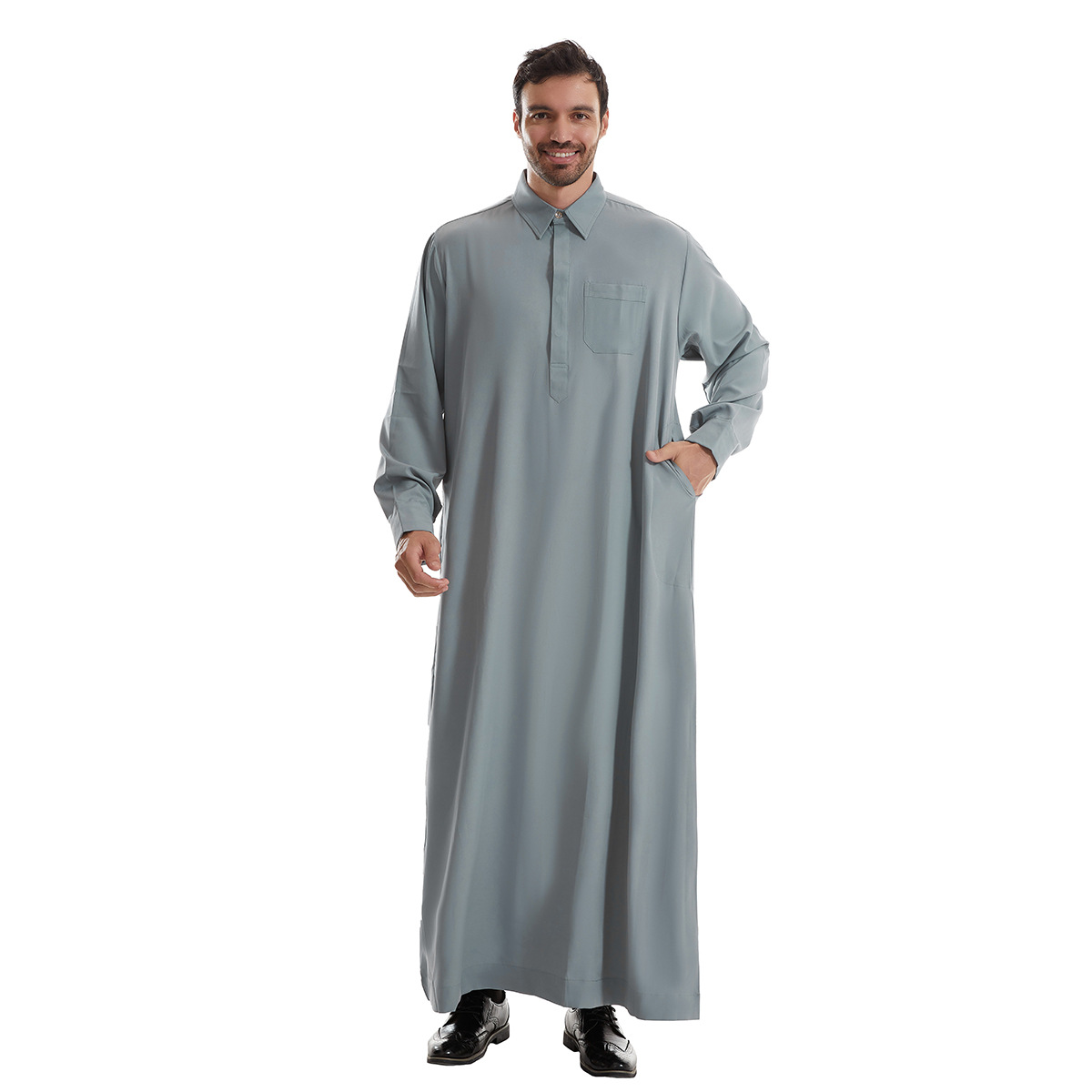 Men Jubba Thobe Mens Long Shir - Arabic Formal Wear Men ulasan dan harga