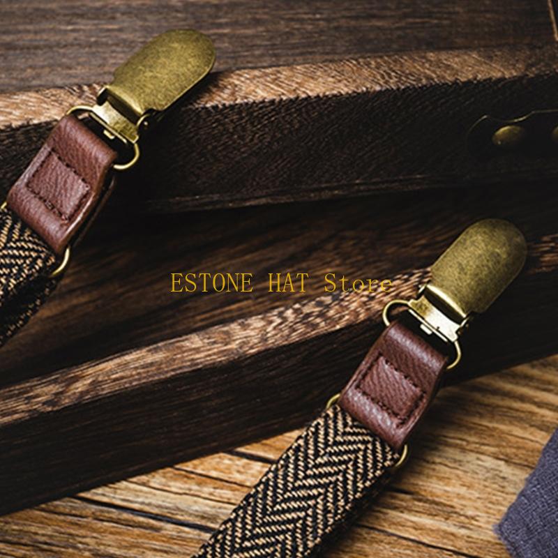 49MF 3 Clip Men Suspenders Ela - Suspender Clip Formal ulasan dan harga