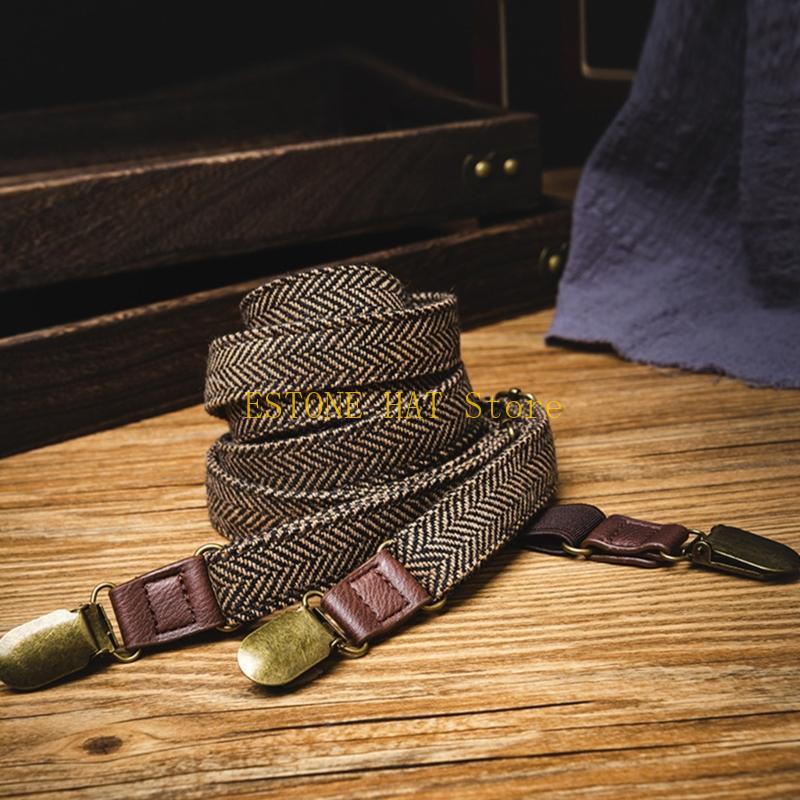 49MF 3 Clip Men Suspenders Ela - Suspender Clip Formal ulasan dan harga