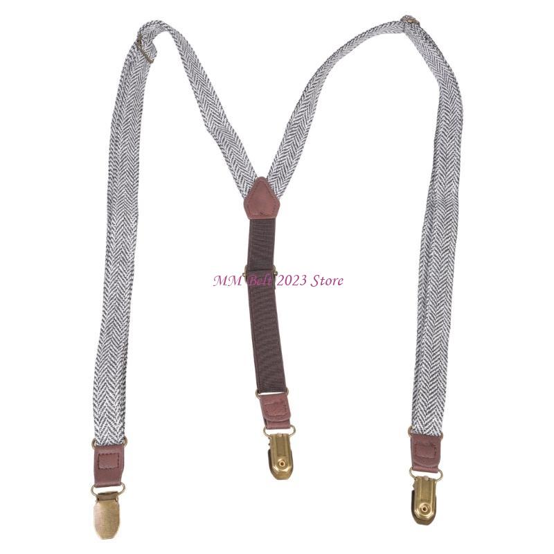 49ME Adult Suspenders with Met - Suspender Clip Formal ulasan dan harga