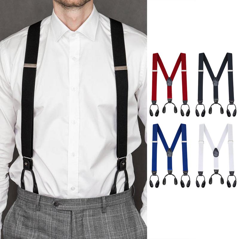 Adult Men Suspender Heavy Duty - Suspender Clip Formal ulasan dan harga