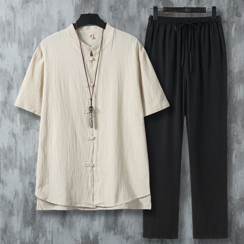 Men's Ethnic Style Linen Shirt - Men'S Ethnic & Formal Designer Wear Studio S ulasan dan harga