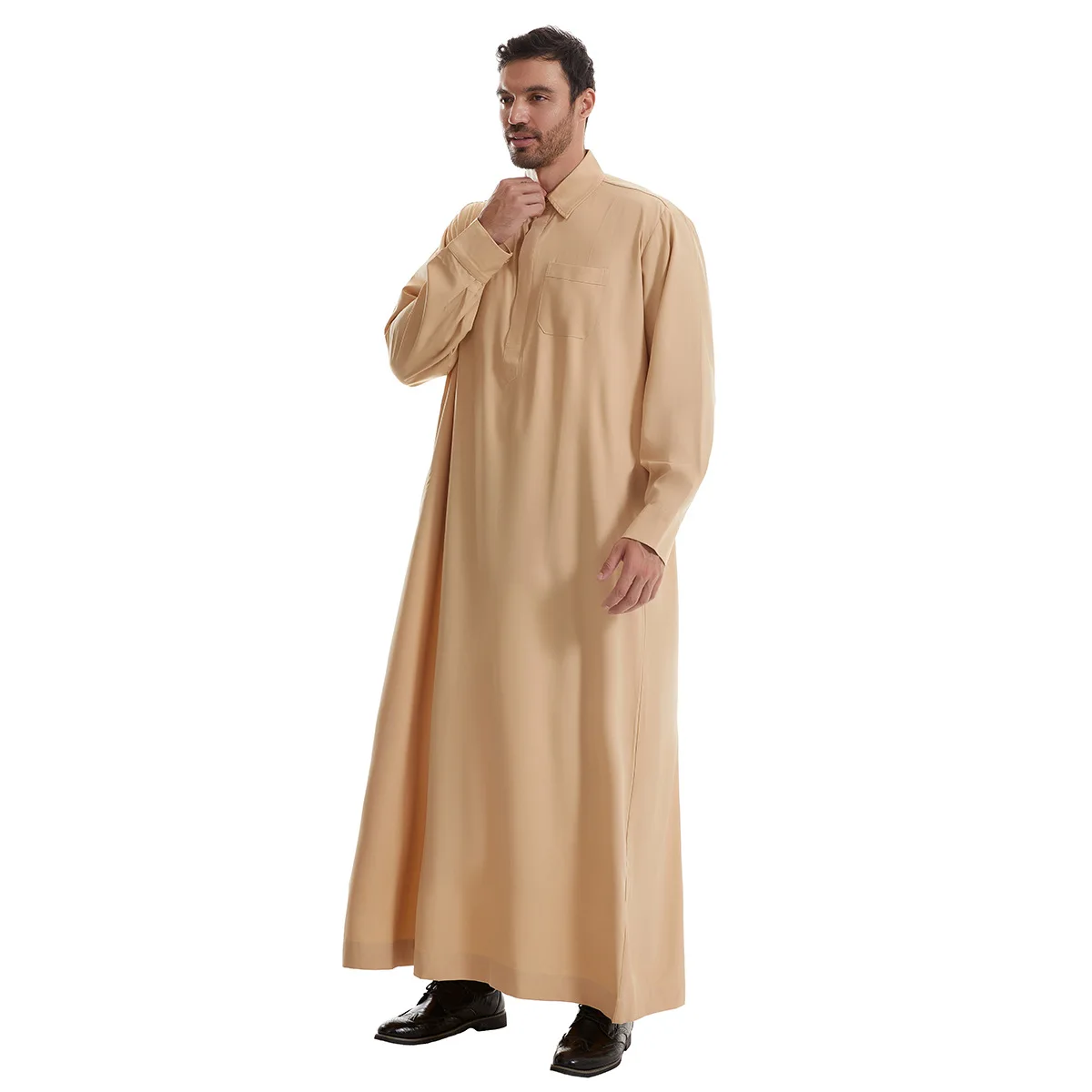 Men Jubba Thobe Mens Long Shir - Arabic Formal Wear Men ulasan dan harga
