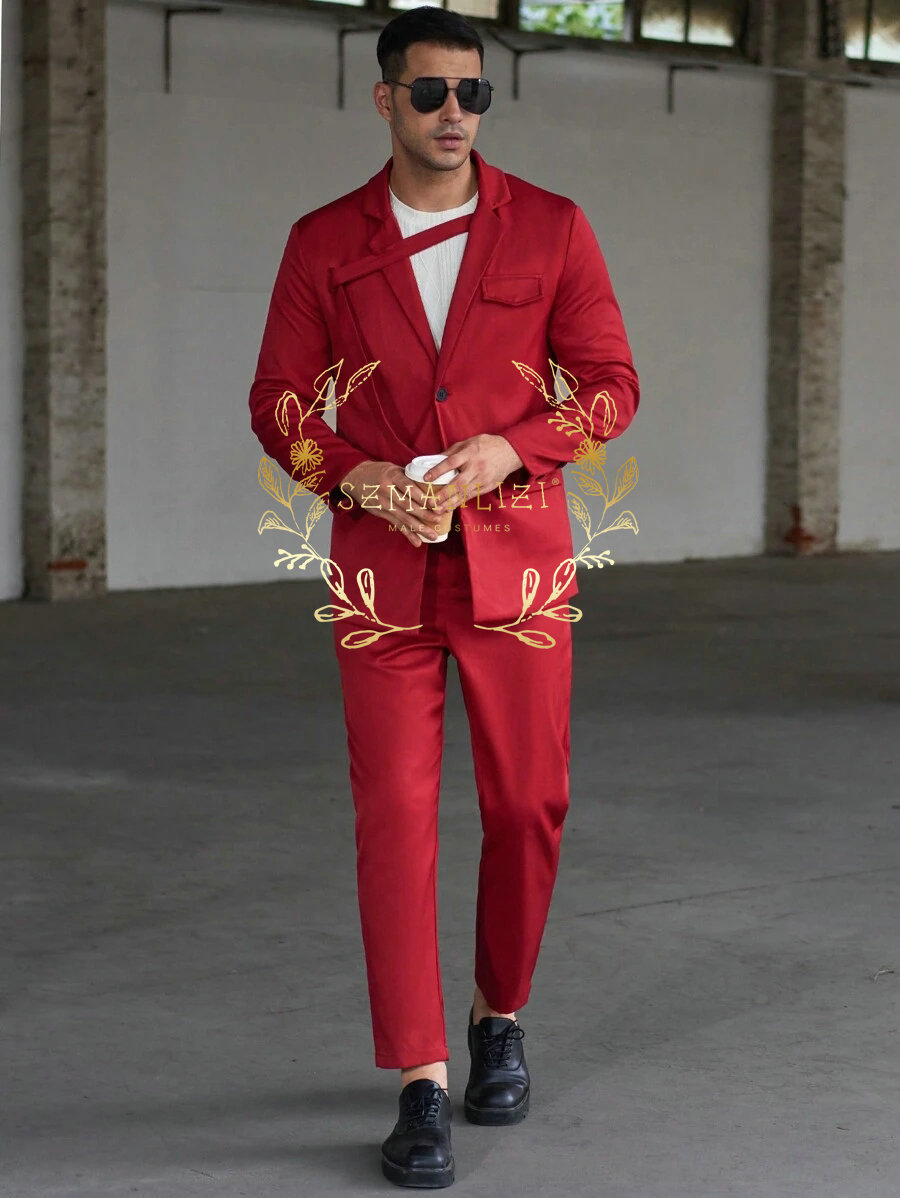 Fashionable Casual Men's Suits - Men'S Formal Dinner Wear ulasan dan harga