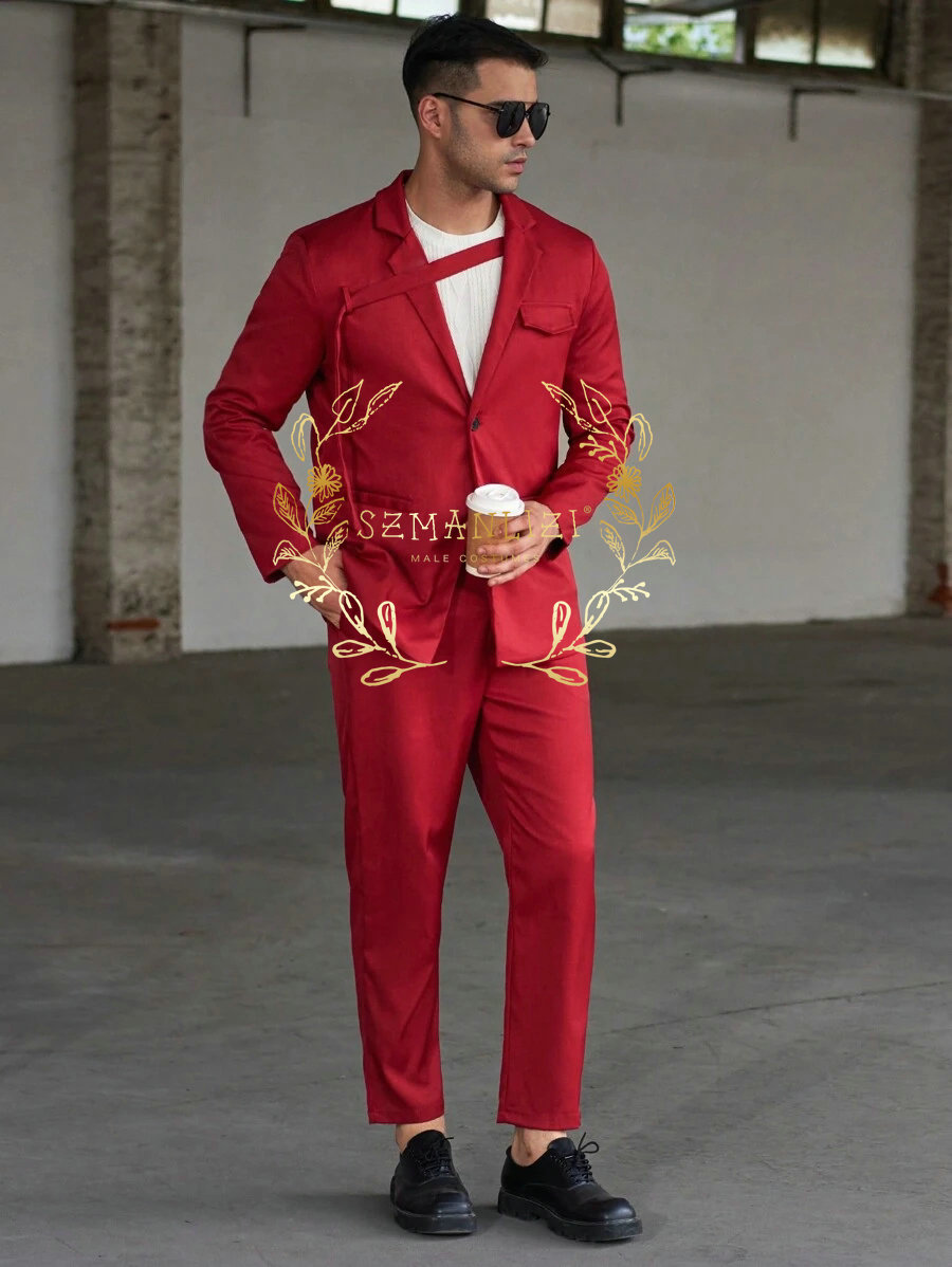 Fashionable Casual Men's Suits - Men'S Formal Dinner Wear ulasan dan harga