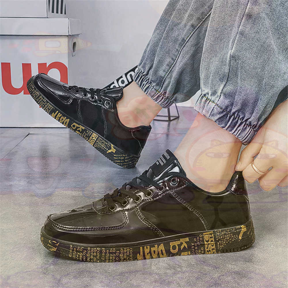 Round Foot Size 45 Sneakers Wh - Khaki Formal Wear Men ulasan dan harga