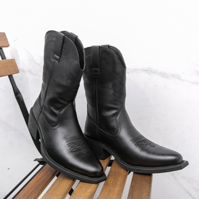 Men Boots Classic Embroidery W - Men'S Ethnic & Formal Designer Wear Studio S ulasan dan harga