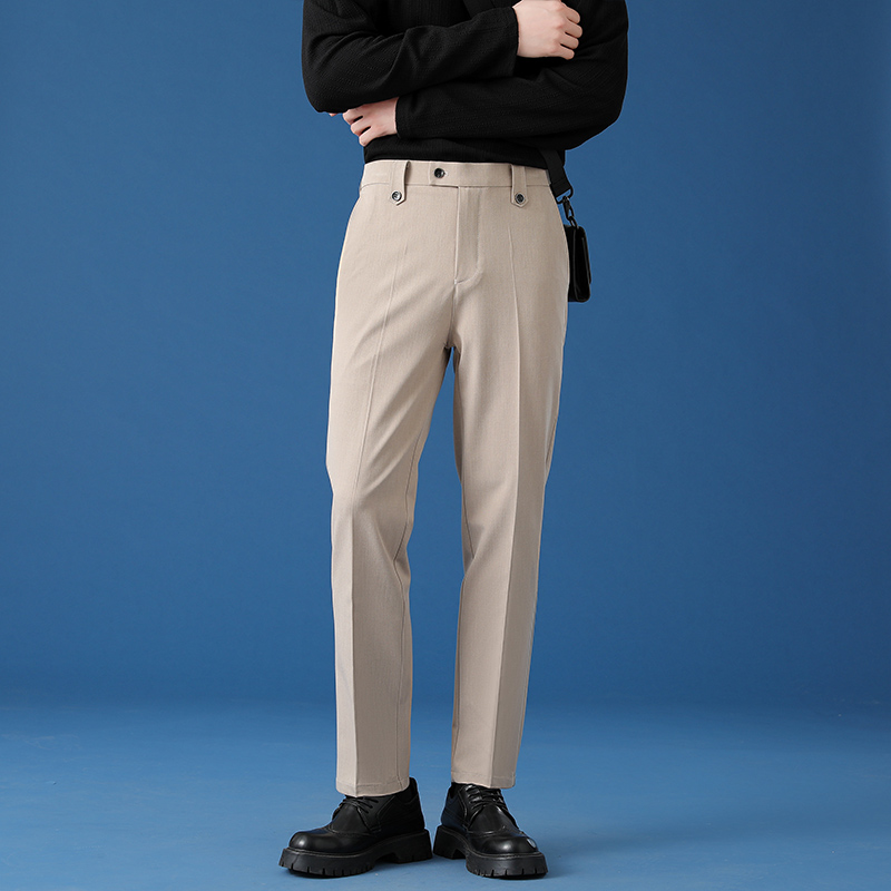 High Quality Spring Summer Bus - Khaki Formal Wear Men ulasan dan harga