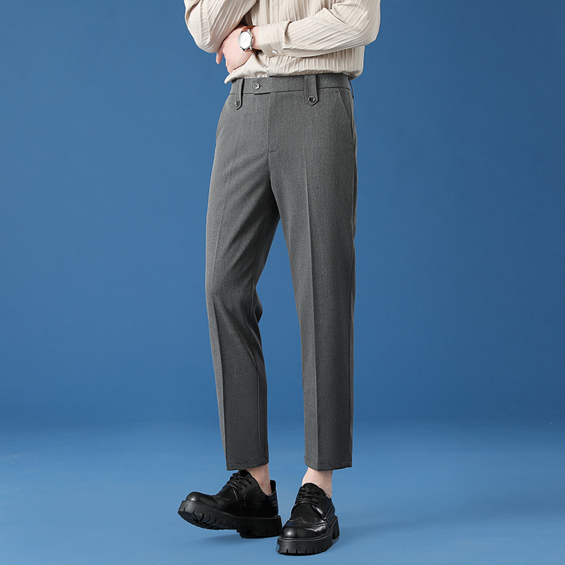 High Quality Spring Summer Bus - Khaki Formal Wear Men ulasan dan harga