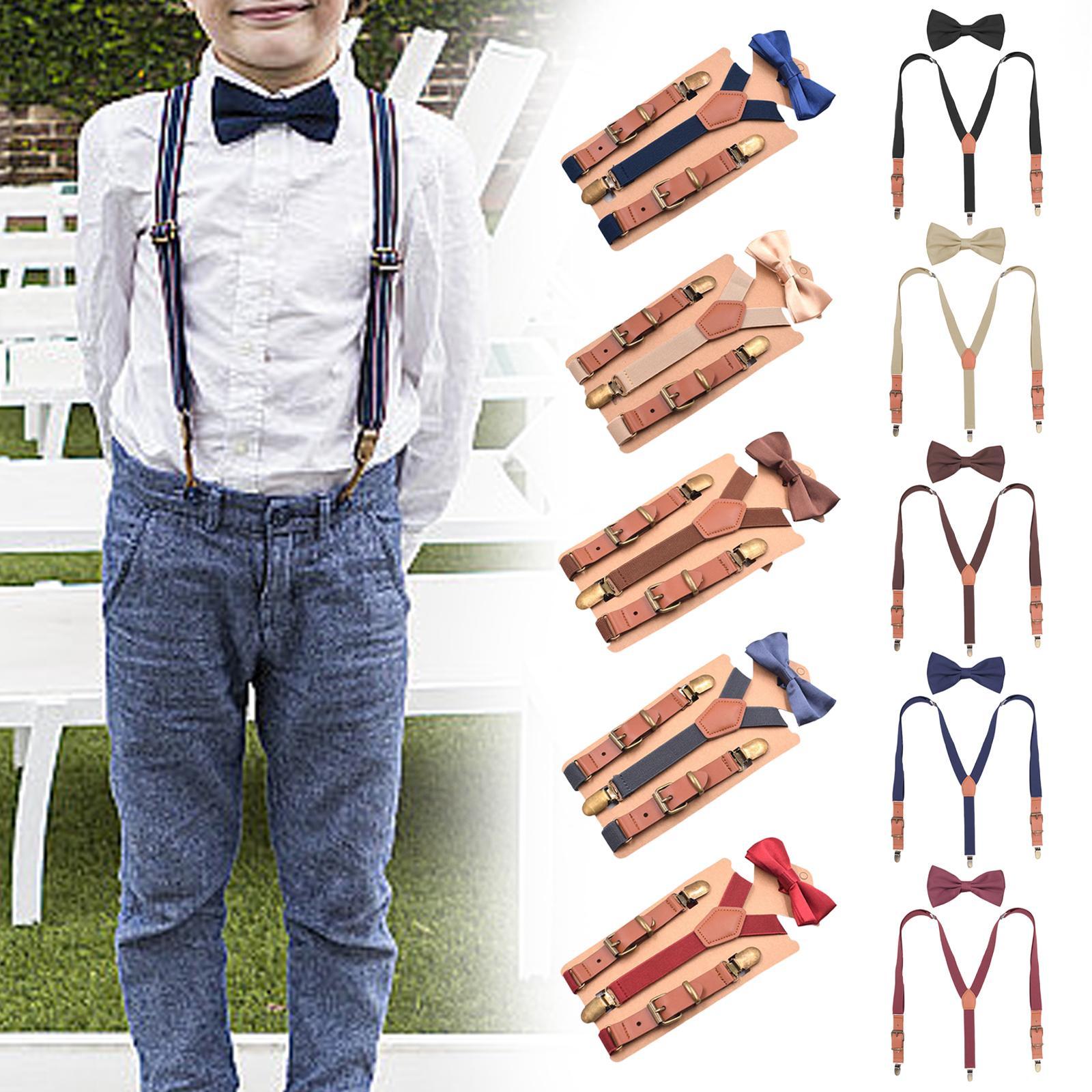 Kids Suspenders Adjustable 3 C - Suspender Clip Formal ulasan dan harga