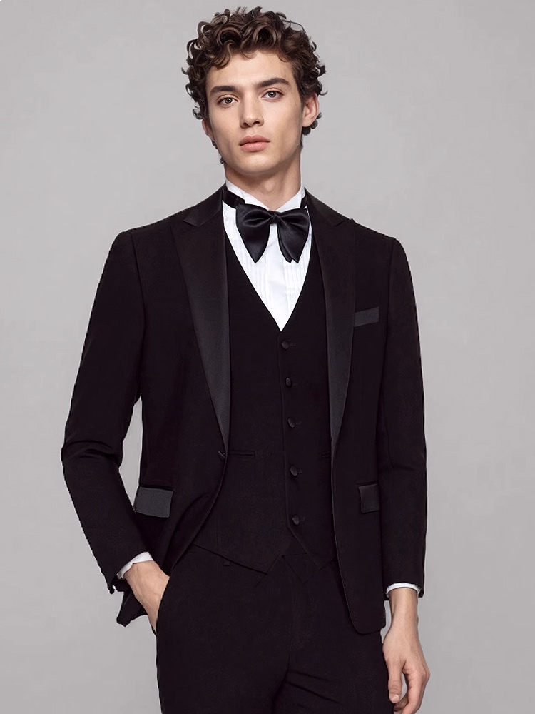 Mens Suits Set Luxury Black Fo - Men'S Formal Dinner Wear ulasan dan harga