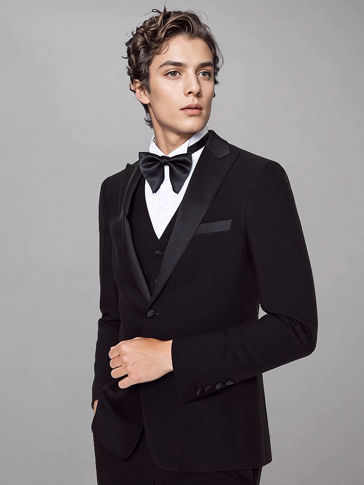 Mens Suits Set Luxury Black Fo - Men'S Formal Dinner Wear ulasan dan harga