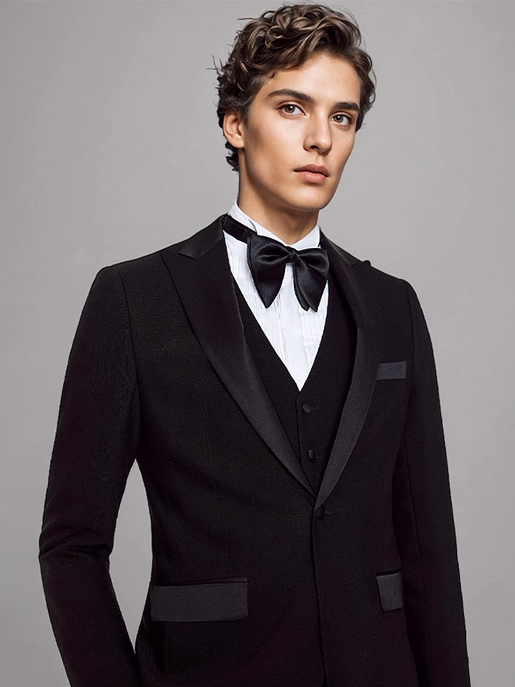 Mens Suits Set Luxury Black Fo - Men'S Formal Dinner Wear ulasan dan harga